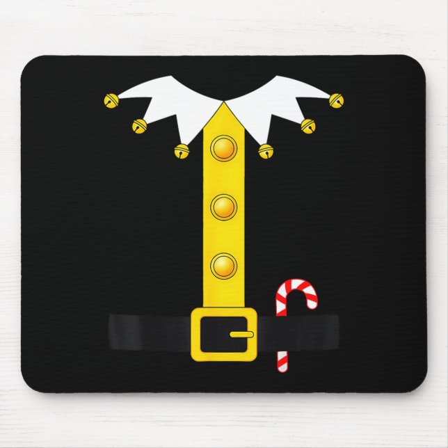 Christmas Elf Costume  Mouse Mat (Front)