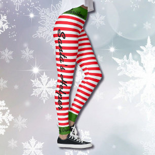 Christmas themed running leggings best sale