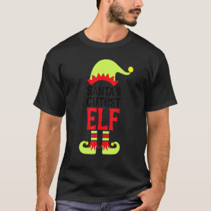 Christmas Elf Cutest Elf Cute Elf Santa's Elf Colo T-Shirt