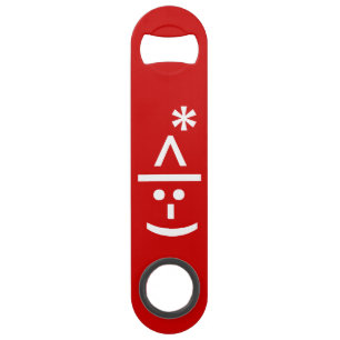 Christmas Elf Emoticon Xmas ASCII Text Art