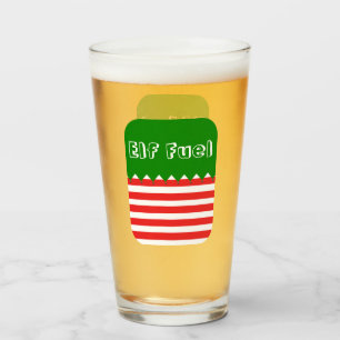 Christmas Elf Fuel Glass