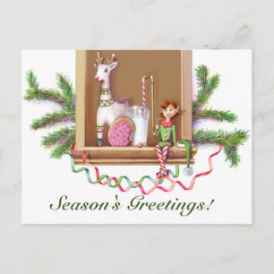 Christmas Elf Holiday Card