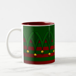 Christmas Elf Mugs Festive Holiday Coffee Cups