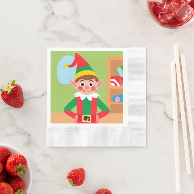Christmas Elf Napkin (Insitu)