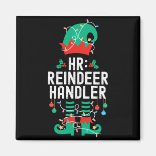 Christmas Elf Office Team Party Family Matching  Magnet