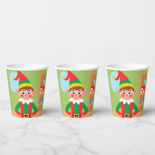 Christmas Elf Paper cup