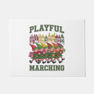 Christmas Elf Parade Doormat