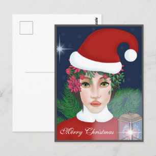 Christmas Elf Postcard