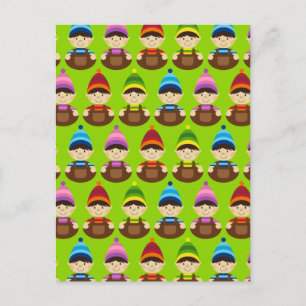 Christmas Elf Repeat Postcard