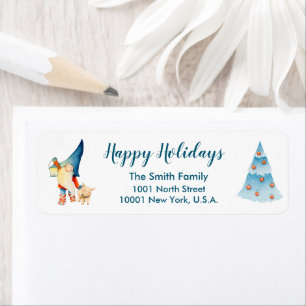 Christmas Elf Return Address Labels