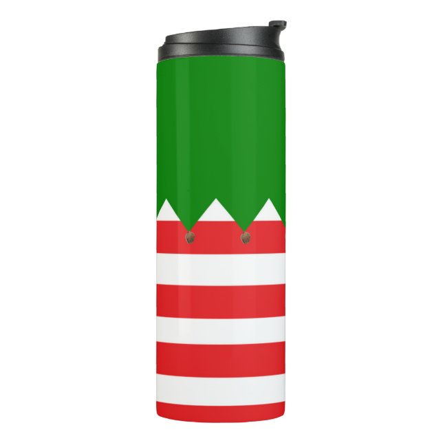 Christmas Elf Style Thermal Tumbler (Rotated Left)