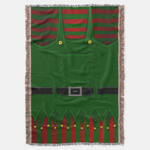 Christmas Elf Throw Blankets Holiday Elf Blankets