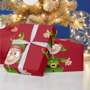 Christmas Elf Wrapping Paper