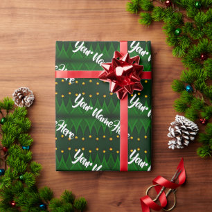 Christmas Elf Wrapping Paper Cute Elf Gift Paper