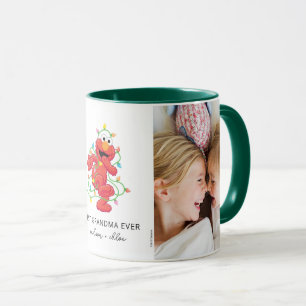 Christmas Elmo   Best Grandma - Photo Mug