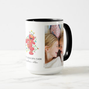 Christmas Elmo Best Grandpa - Photo Mug