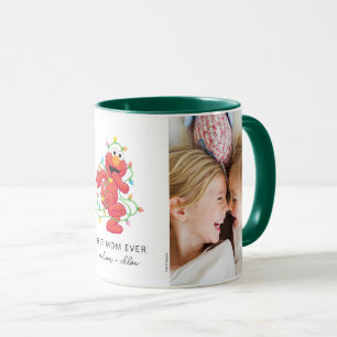 Christmas Elmo   Best Mom - Photo Mug