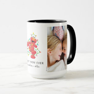 Christmas Elmo   Best Mum - Photo Mug