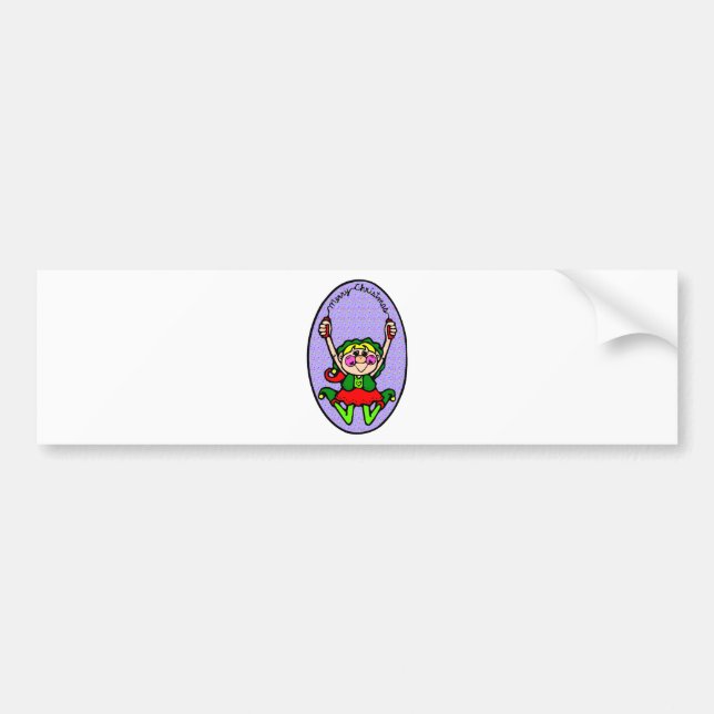 Christmas Elve Bumper Sticker (Front)