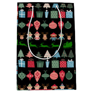 Christmas Elves and More Medium Gift Bag
