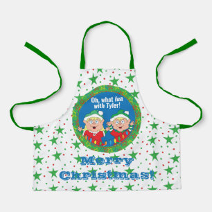 Christmas Elves Apron