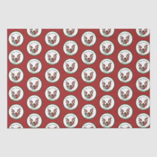 Christmas Elves Custom business Holiday Tissue Paper