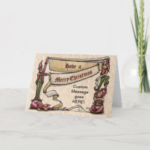 Christmas Elves Holiday Card