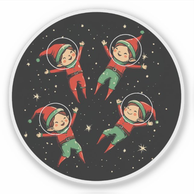Christmas Elves in Space (Front)