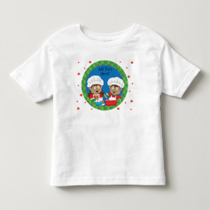 Christmas Elves of Colour Baking Toddler T-Shirt