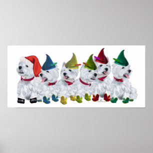 Christmas Elves Poster