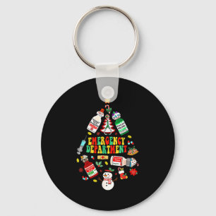 Christmas Emergency Room Er Rn Nurse Department He Key Ring