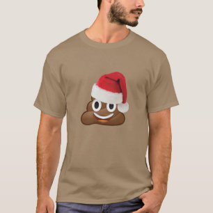 christmas emoji dump toilet funny shirt-design T-Shirt