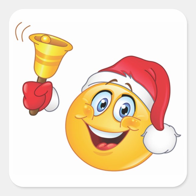 **CHRISTMAS EMOJI** STICKERS SAYS "MERRY CHRISTMAS (Front)