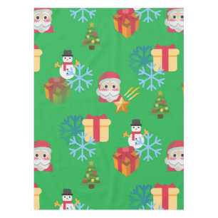 christmas emoji tablecloth table cloth