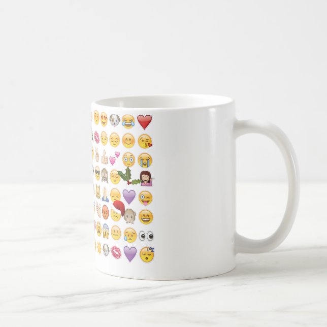 christmas emojis coffee mug (Right)