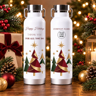Christmas Employee Appreciation Holiday Gift Water Bottle