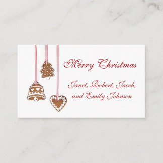 Christmas Enclosure Cards
