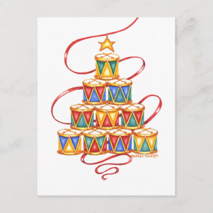 Christmas Enclosure Cards Tree of Drums