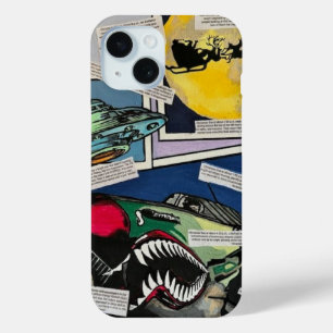 'Christmas Encounters' Painting on a iPhone 15 Case