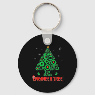 Christmas Engineer Tree _ Mechanical Engineering G Key Ring