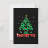 Christmas Engineer Tree Mechanical Engineering