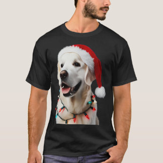 Christmas English Cream Golden Retriever Mom Dog T-Shirt