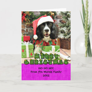 Christmas - English Springer Spaniel - Lucy Holiday Card