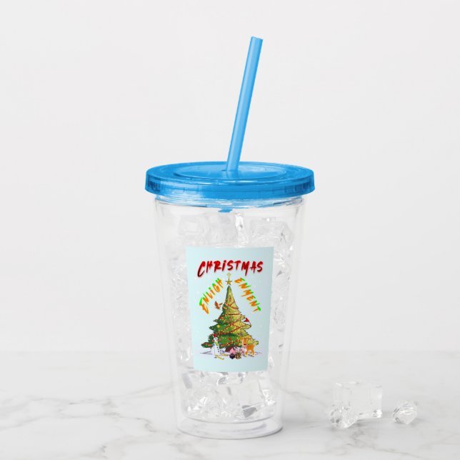 Christmas Enlightenment Acrylic Tumbler (Back Ice)
