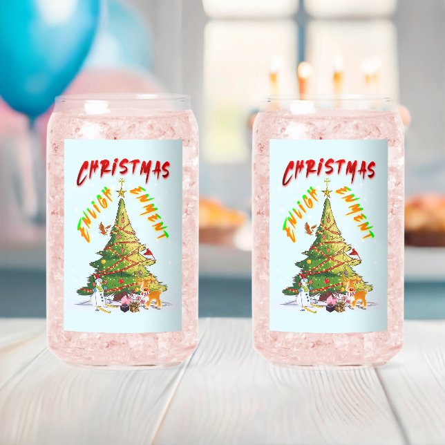 Christmas Enlightenment Can Glass (Insitu (Baby Shower))