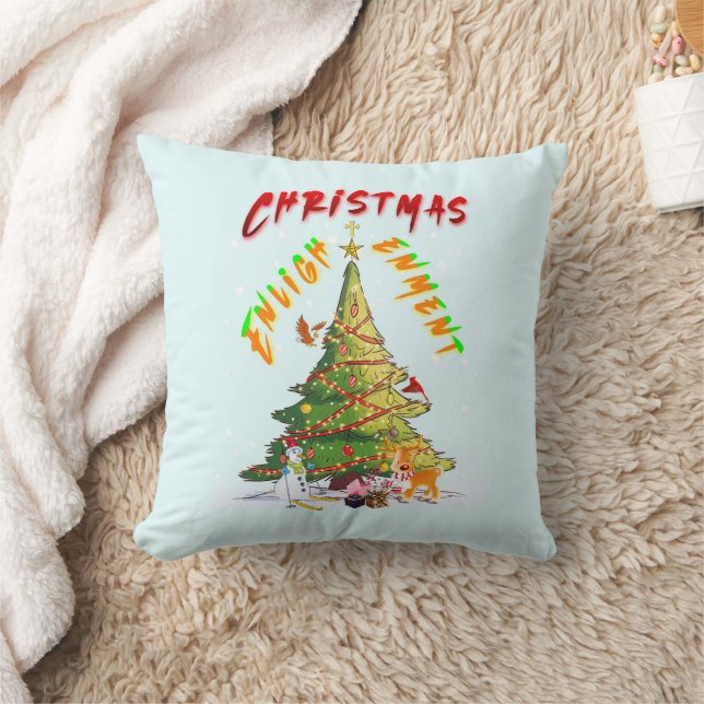 Christmas Enlightenment Cushion (Blanket)