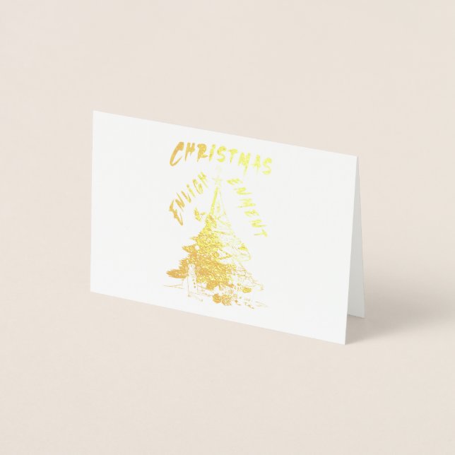 Christmas Enlightenment Foil Card (Front)