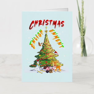 Christmas Enlightenment Foil Holiday Card
