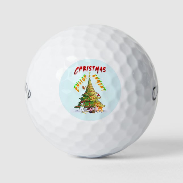Christmas Enlightenment Golf Balls (Front)