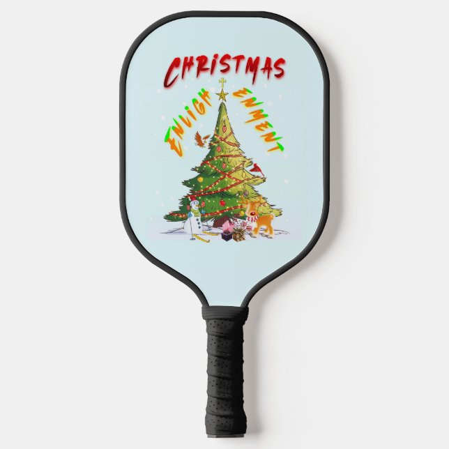 Christmas Enlightenment Pickleball Paddle (Front)